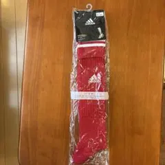 adidas フットボールソックス レッド25〜27cm