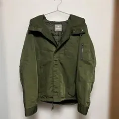 nano universe オリーブ ミリタリージャケット
