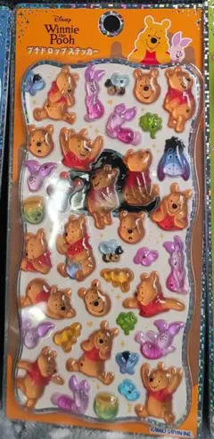 ＊*値様 正規品　プチドロップステッカー　ディズニー くまのプーさん