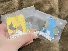 プリキュア1番くじ　F賞　メタルチャーム　キュアマリン　キュアサンシャイン