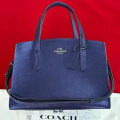 【最終お値下げ】美品COACHコーチ ミニチャーリーキャリーオール 2wayのサムネイル
