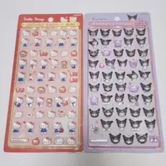 正規品 新品未使用 サンリオ 2種 ボンボンドロップシール mini まとめ売り