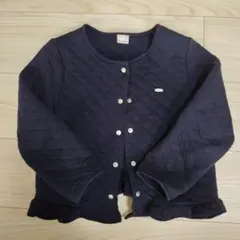 petit main カーディガン 120 ネイビー