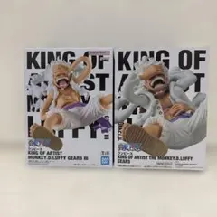 ワンピース KING OF ARTIST ルフィ ニカ ギア5 初版2体セット