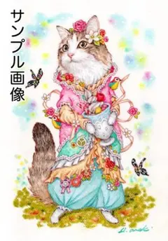 フォロワー様は価格から10％OFF【ペット画オーダー制作（A4用紙　１匹描き）】