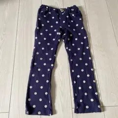 mou jonjon花柄 長ズボン 120cm ネイビー