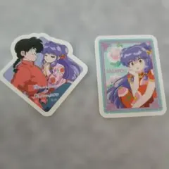 【新品】らんま1/2 ダイカットステッカーグミ シール　シャンプー　2枚セット