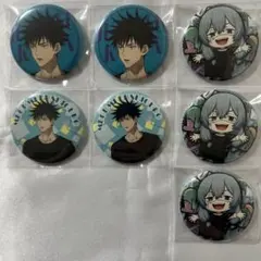 呪術廻戦 伏黒恵・真人 缶バッジ 7個セット