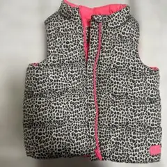 GAP ヒョウ柄　ダウンベスト　4歳児