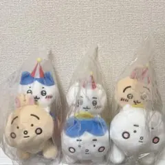 ちいかわらんど ぴーぽぽぬいぐるみ ちいかわ ハチワレ うさぎ 3点