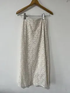 アイボリー レース タイトスカート ユナイテッドアローズ　グリーンレーベル