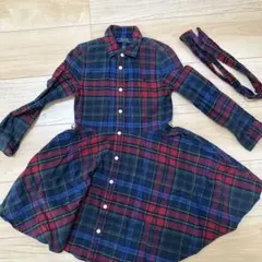 ポロラルフローレン　キッズ　ワンピース　チェック　6 120