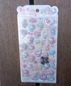 うるちゅるポップシール　キティ　キキララ　マイメロ　サンリオキャラクター