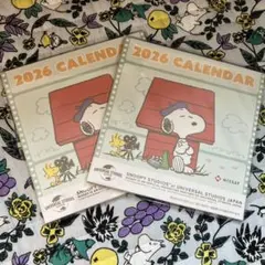 スヌーピー卓上カレンダー2冊