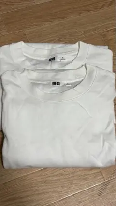 【2枚セット】エアリズムコットンオーバーサイズTシャツ XL