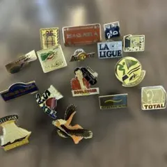 フランスやその他ピンバッジセット 多様なデザイン