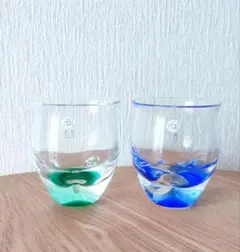 新品未使用品　津軽びいどろ　ペアグラス