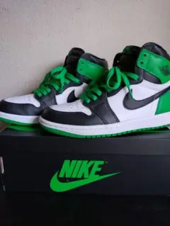 新品未使用　nike 23.5 Air エアジョーダン1 セルティックス Nike GS Air Jordan 1 Retro High OG 