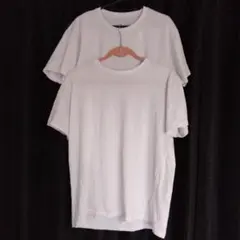 ユニクロ無地 クルーネック Tシャツ ホワイト2枚セットのサムネイル
