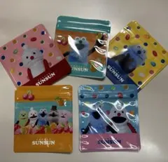 PUPPET SUNSUN オリジナルジッパーバック5種セット
