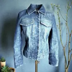 MK MICHEL KLEIN PARIS デニムジャケット ネイビー