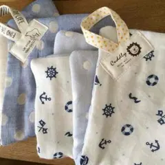 ぽんこ様専用♡8重ガーゼ タオルセット ループ付き1850円