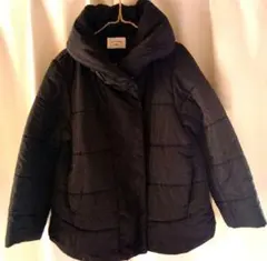 値下げ Samansa Mos2 blue 中綿 ダウンジャケット ネイビー