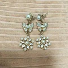 新品✨️　蝶と花のピアス　ウェディング