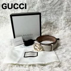 ✨美品✨GUCCI グッチ インターロッキングG ゴールドバックル GGシマ