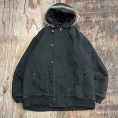 完売品】kutir ヴィンテージライクツイルブルゾンフーディー - メルカリ