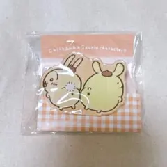 ちいかわ サンリオキャラクター アクリルクリップ ポムポムプリン うさぎ