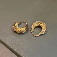 ヴィンテージ ゴールド ピアス 2個 セットのサムネイル
