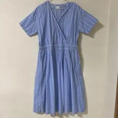 アーバンリサーチドアーズ　半袖　ワンピース　ロング　ストライプ