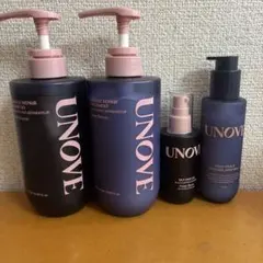 UNOVE ダメージケア シャンプートリートメントヘアオイルヘアミルク4点セットのサムネイル
