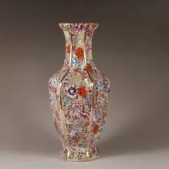 美品】リチャードジノリ 花瓶 フラワーベース 元箱あり フラワー柄