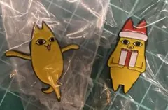 ちよ父 あずまんが大王 ちよパパ 猫 黄色い猫 美浜ちよ ピンバッチ