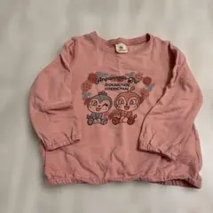 ドキンちゃんコキンちゃんトレーナー ピンク 100cm