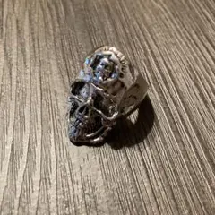 s*様 【1946】新品 アメカジ スカルデザイン メタルリング 23号