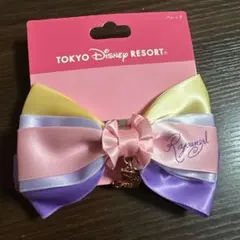 新品・未使用 東京ディズニーリゾート ラプンツェル リボン バレッタ チャーム付