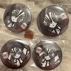 鬼滅の刃 DINING お楽しみくじ 缶バッジ 猗窩座 4点