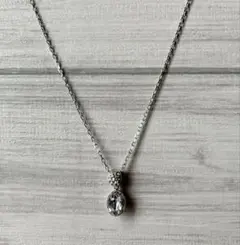 J・ESTINA ドロップモチーフ ネックレス ピアス セット シルバー925 
