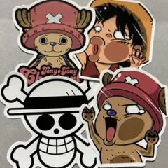 ワンピース ステッカー 4枚セット