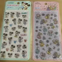 PUKUPUKUシール　ミッキーミニー　プリンセス