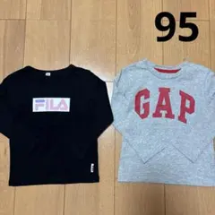 FILA GAP 長袖　ロンT 綿100% 2枚セット