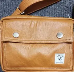 ポーター　PORTER INTERNATIONALショルダーバッグ　キャメル