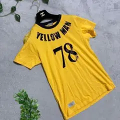 【ルコック】Tシャツ M メンズ 黄色 後ろポケット 人気 かっこいい