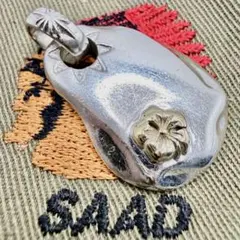 希少品！ SAAD サード ピアス 片耳 K24GP ゴールド シルバー 925
