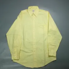 9625 美品 ブルックスブラザーズ BD 長袖シャツ メンズ イエロー