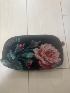 新品 FEILER 花柄刺繍 ポーチ 長財布