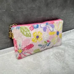 LOVERARY by FEILER フェイラー ポーチ ピンク 花柄